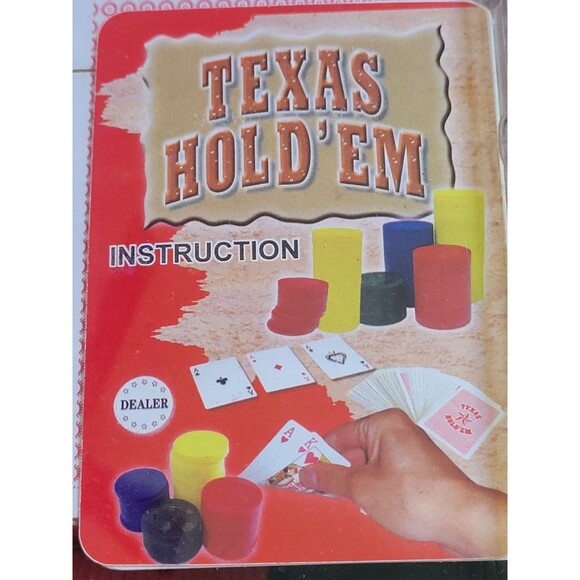 NIB Classic Texas Hold'Em Game Cards And Chips - Picture 5 of 5
